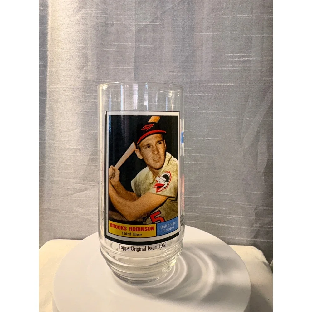 4 Vintage 1993 McDonalds Topps MLB All Time Greatest Team Glasses Ruth Robinson